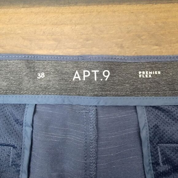 Apt. 9 Premier Flex Regular-Fit Performance Shorts Premier Flex Blue Size 38 - Picture 7 of 13